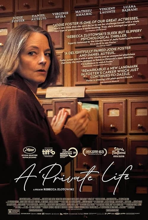 A Private Life film posteri